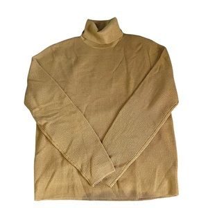 Todd Snyder Tan Yellow Turtleneck